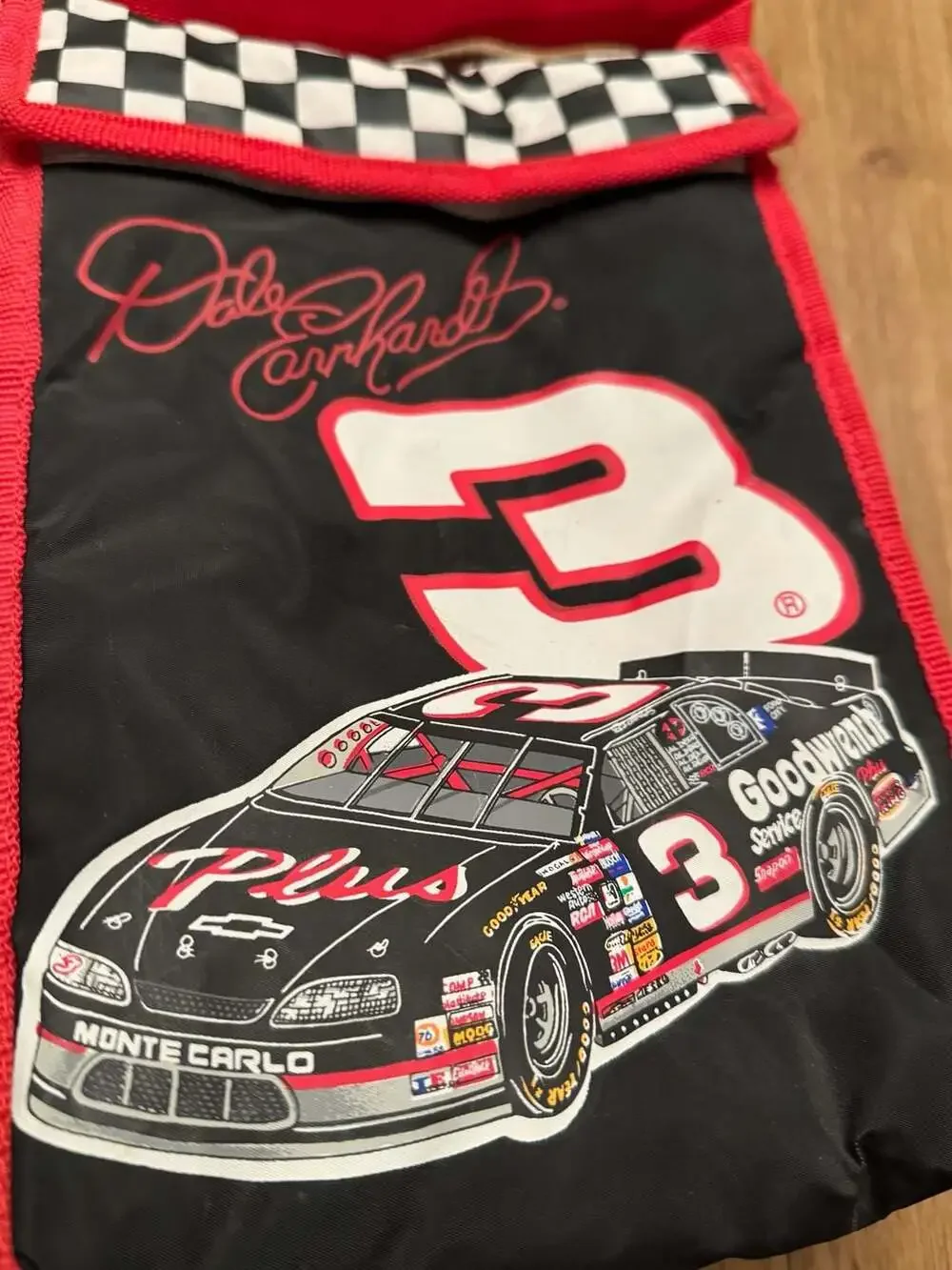 Vintage Dale Earnhardt Sr. #3 GM Goodwrench Service Plus Insulated Lunch Bag Coo